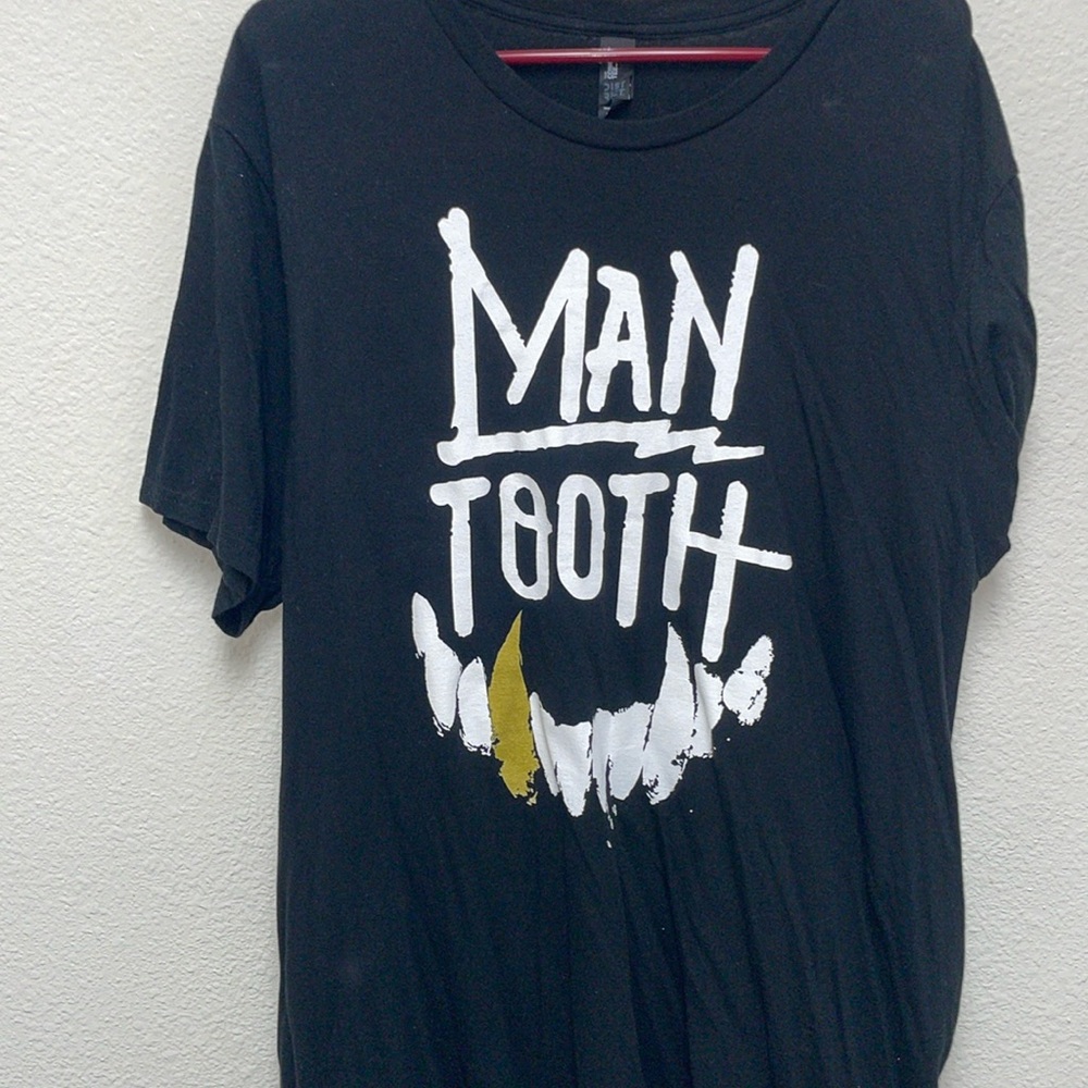 District The Concert Tee Mantooth Black Graphic T-Shirt Men’s XL Boise Rock Band